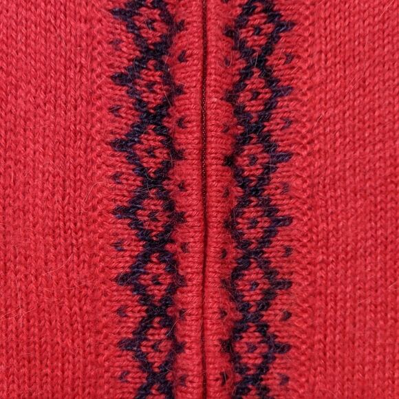 ALPACA CONNECTION 100% Alpaca Knit Zip Front Cardigan Sweater M - Picture 3 of 8